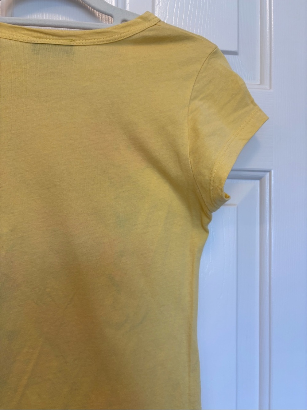 Wet Seal Yellow Tee with Pink & Gold Heart Smiley Print - Picture 9 of 11